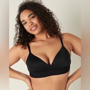 Victoria’s Secret PINK Wear Everywhere Wireless Lightly Lind Bra SZ 36D Black